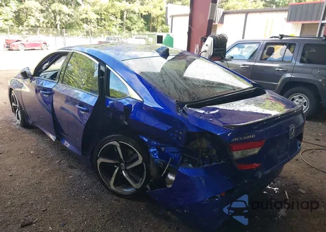 2022 Honda Accord Sport из США, поврежденный, VIN 1HGCV1F39NA013015